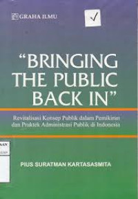 Bringing the public back in