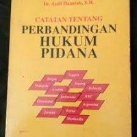 catatan tentang perbandingan hukum pidana