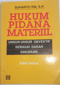 Image of Hukum Pidana Materiil