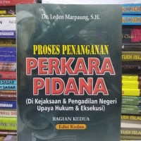 Image of Proses Penanganan Perkara Pidana