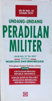 Image of Undang-undang Peradilan Militer