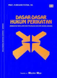 Dasar -dasar hukum perikatan