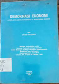 Demokrasi ekonomi : Keterkaitan usaha Partisipatif Vs Konsentrasi Ekonomi