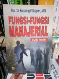 Fungsi -fungsi manajerial  edisi revisi