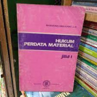 Hukum perdata material jilid 1