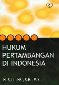 Hukum pertambang di indonesia