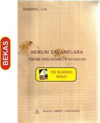 Hukum tatanegara teknik perundang-undangan