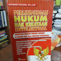 Perlindungan hukum hak kekayaan intelektual