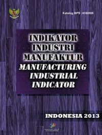 Indikator Industri 1987 : Indicator of Manufacturing Industry