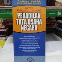 kitab undang-undang peradilan tata usaha negara