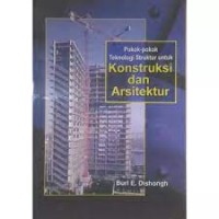 Pokok-Pokok Teknologi Konstruksi dan Arsitektur