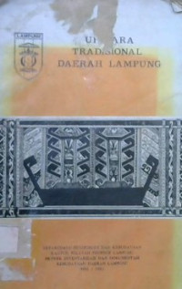 Upacara Tradisional Daerah Lampung