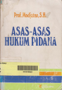 Asas-asas Hukum Pidana