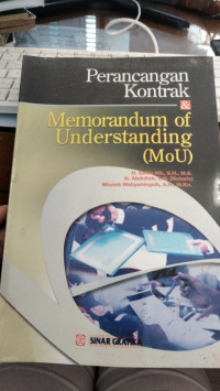 Perancangan kontrok dan memorandum of understanding