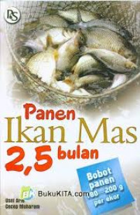 Panen ikan mas 2,5bulan