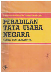 Peradilan tata usaha Negara