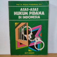 Asa-asas hukum pidana