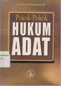 Pokok -pokok hukum adat