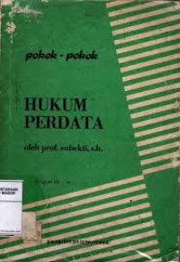 Pokok-pokok dari hukun perdata