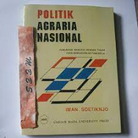 politik agraria nasional