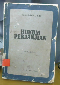 Hukum Perjanjian