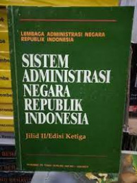 Sistem Administrasi negara republik Indonesia