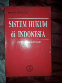 Sistem hukum di indonesia