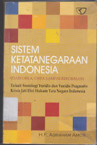 Sistem ketatanegaraan indonesia