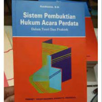 sistem pembuktikan hukum acara perdata