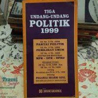 tiga undang-undang politik 1999 di lengkapi uu no 4 tahun 2000