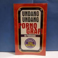 Undang-undang Porno Grafi